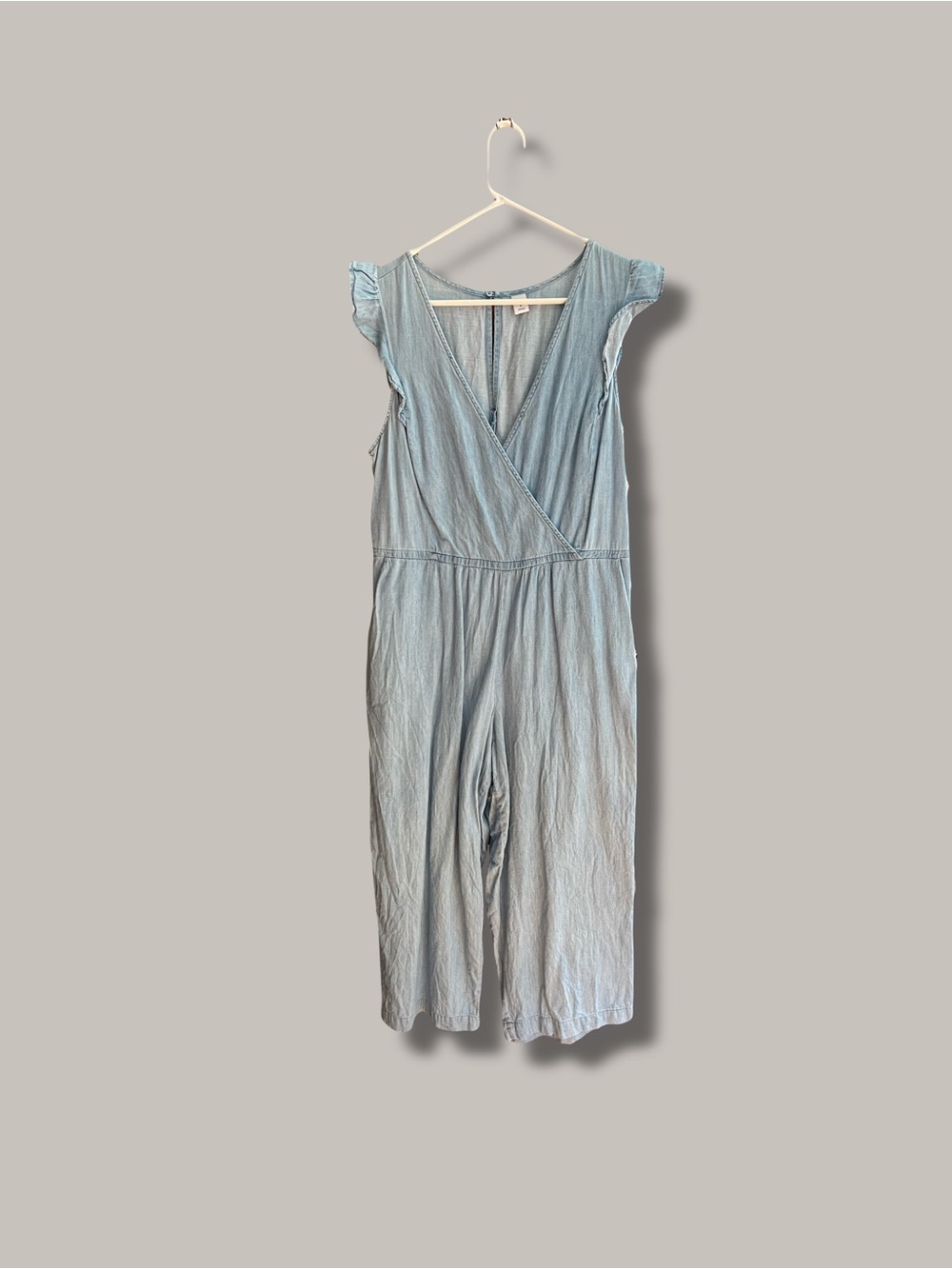 Old Navy Light Blue Denim Jumpsuit/Long Romper